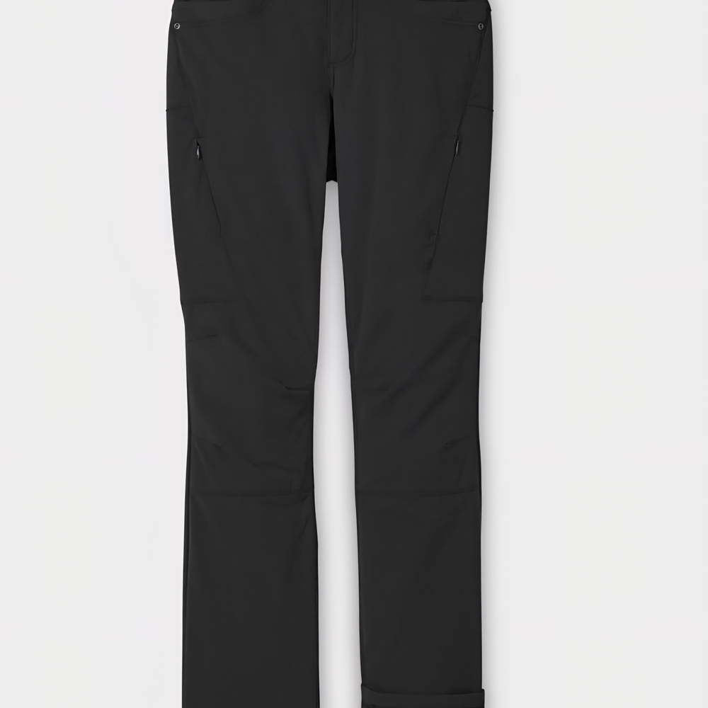 Duluth Trading Co Black Straight Leg Pants